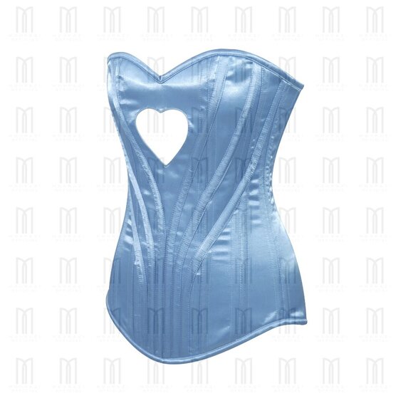 Mohrazi Official Light Purple Heavy Boned Overbust Corset | Heart Shape - Picture 2 of 3